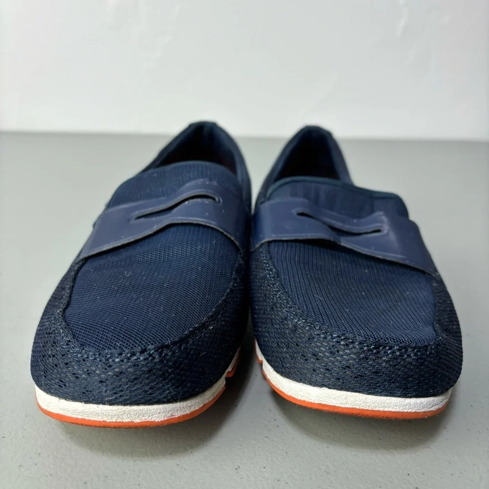 SWIMS Breeze Men's Blue Navy Penny Loafers Boat Shoes Water Size 8 Slip On